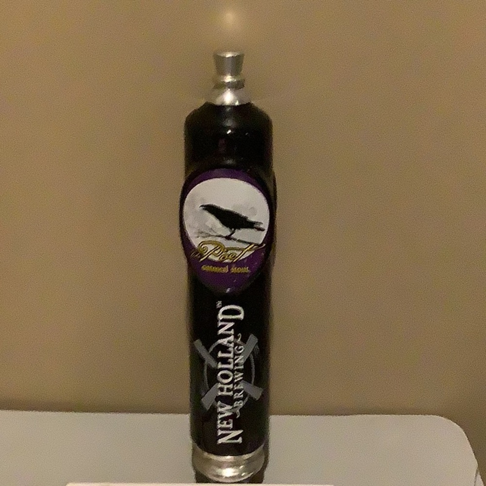 New Holland Brewing “The Poet” tap handle🐦‍⬛